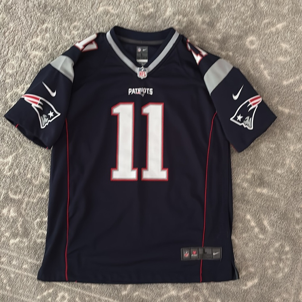 Patriots Julian Edelman Football Jersey Large Youth - Picture 3 of 5